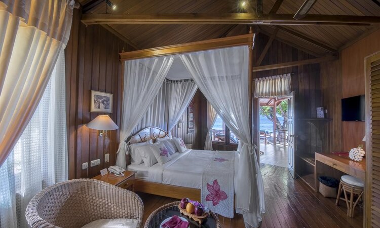 Superior Minahasa Bungalow Interior View, Gangga Island Resort & Spa