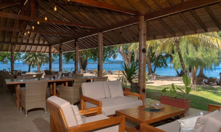 Ocean View from Restaurant in Murex Resort Bangka, North Sulawesi