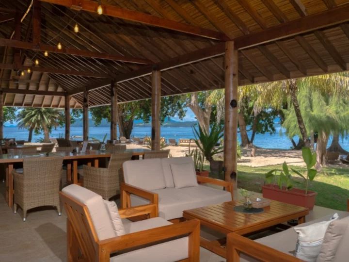 Ocean View from Restaurant in Murex Resort Bangka, North Sulawesi