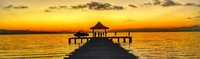 East Indonesia - Spice Island Ternate: Sultan's Harbour Dudoku Ali at Sunset