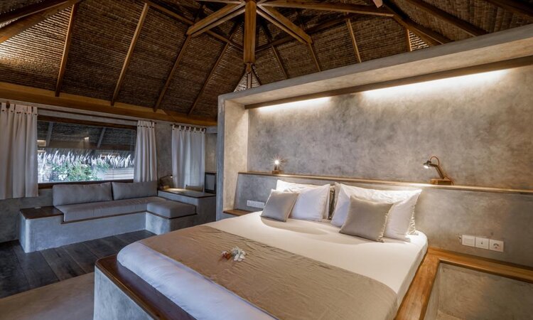 Sulawesi, Bangka Island: Coral Eye Resort Villa - Interior view