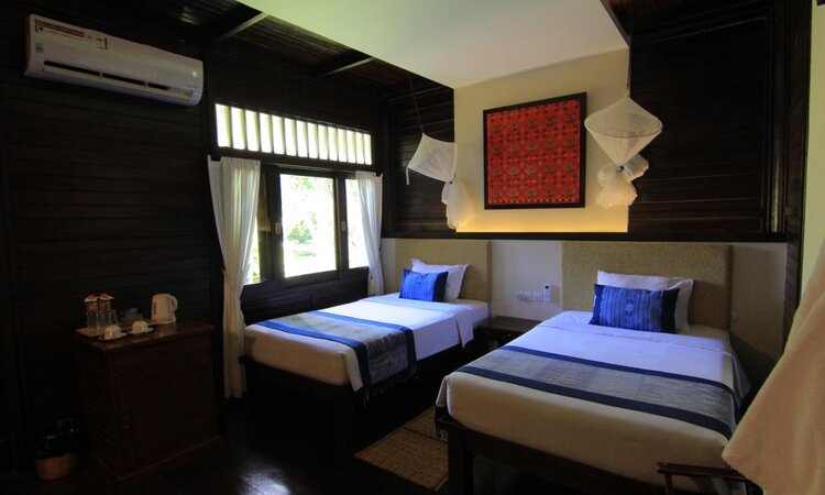 Sumbawa Island, Samawa Seaside Cottages: Four Bedroom Cottage Interior View Twinbed Room