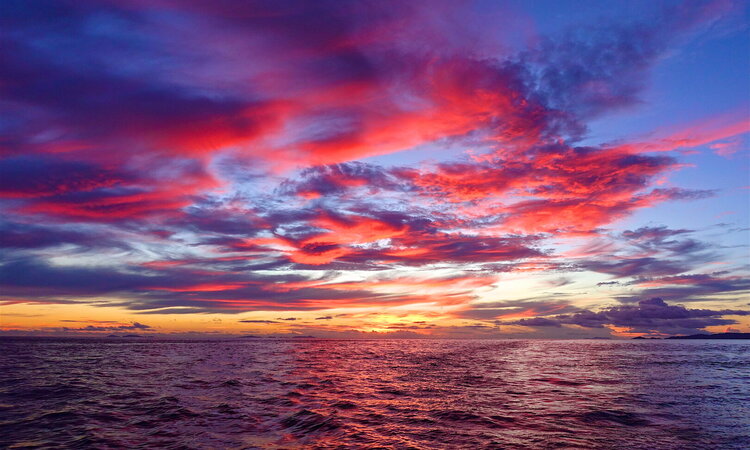 Sunset at Agusta Eco Resort, Raja Ampat