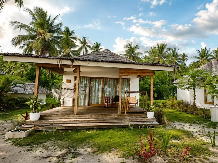 Beach Villa with Aircon in Reconnect Resort on Buka-Buka Island, Sulawesi