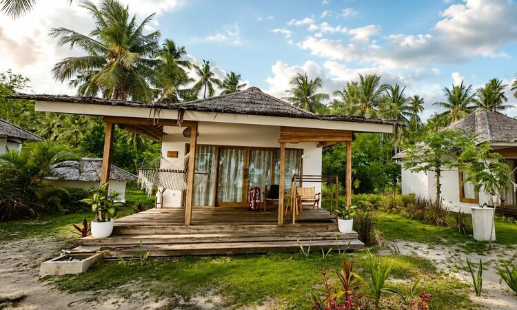 Beach Villa with Aircon in Reconnect Resort on Buka-Buka Island, Sulawesi