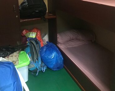 Moluccas: Night ferry, 1. class sleeping cabin
