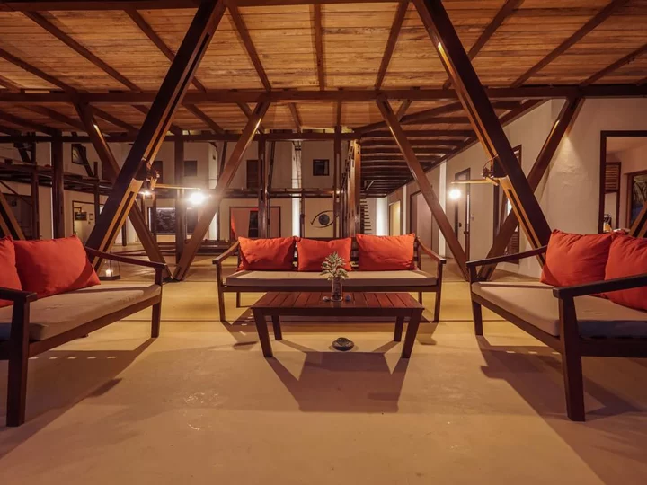 Coral Eye Resort, Bangka Island: Upper Terrace