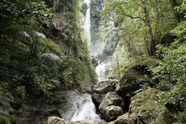 Lesser Sunda Islands, Indonesia: Waterfall in the Jungle of Sumbawa