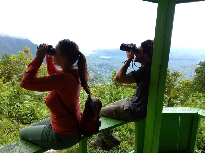 Indonesien, Molukken: Manusela National Park, Vogelbeobachtung im Dorf Masihulan 