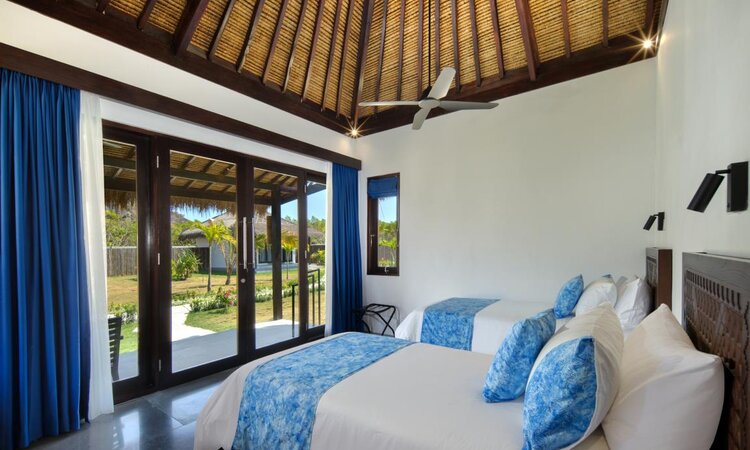 Mocean Dive Resort, Sumbawa Island: Garden View Bungalow, Twin Beds & Garden Views