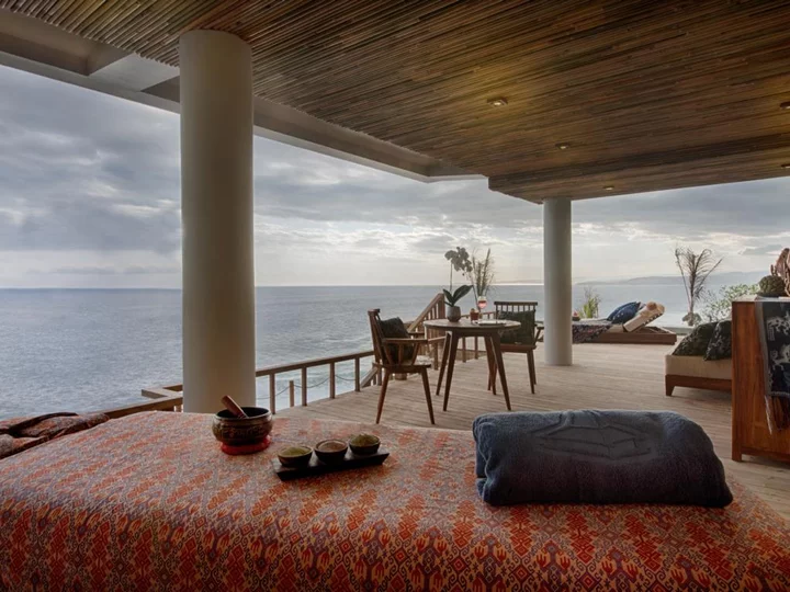 Sumba Island, Lelewatu Resort: Honeymoon Villa, Terrace with Sea Views