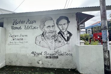 Indonesia, Spice Island Ternate: Alfred Russel Wallace Mural