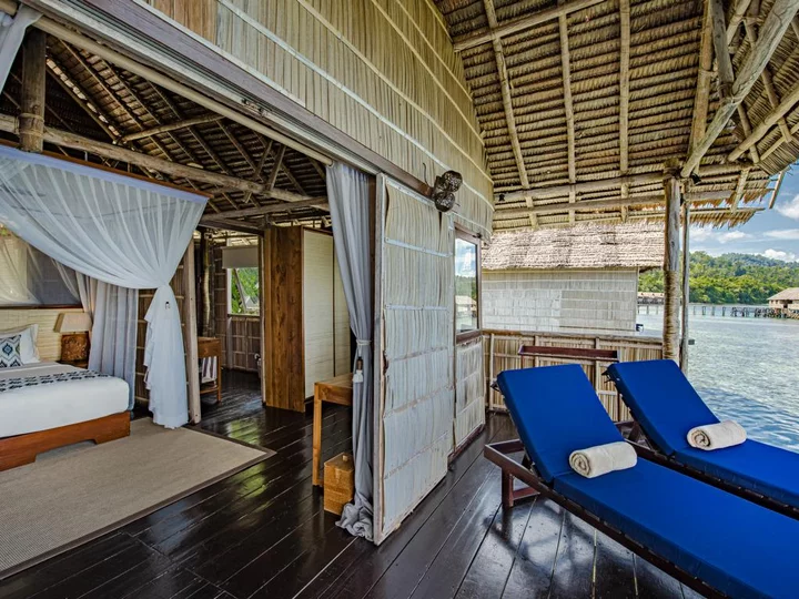 Papua Paradise Eco Resort, Raja Ampat: Superior Bungalow Terrace
