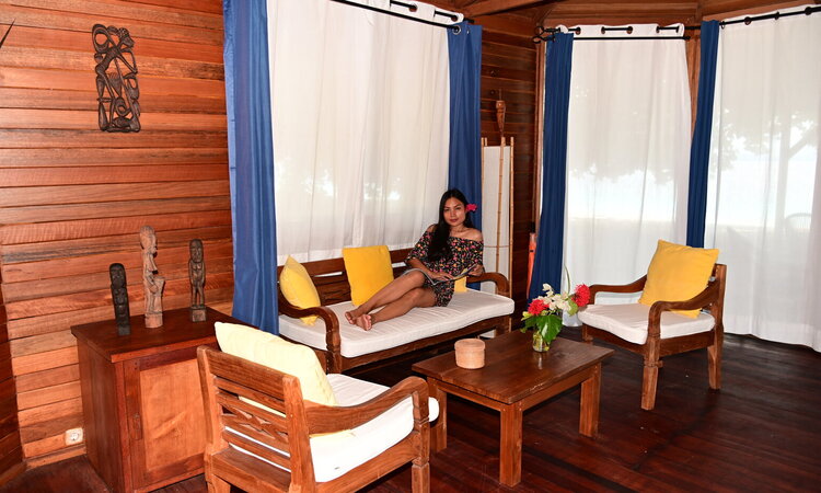  Raja Ampat: Agusta Eco Resort Deluxe Cottage interior view