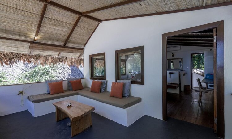 Bangka Island, Coral Eye Resort: Terrace & Interior View Room 8
