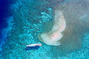 Sumbawa, Indonesien - Bootsausflug zu Mini-Insel