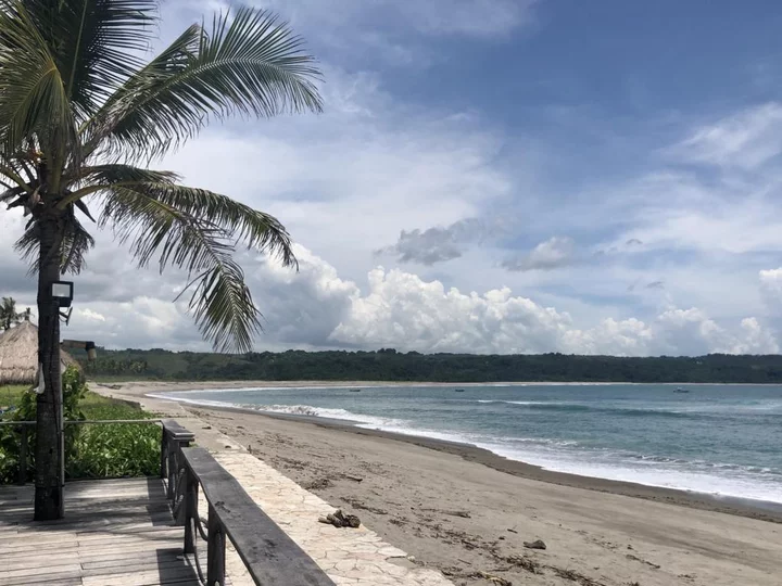 Indonesia, Sumba Island: Long bay with white sandy beach at Sumba Beach House