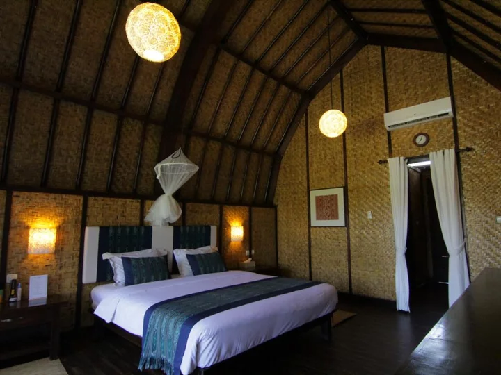 Sumbawa Island, Samawa Seaside Cottages: One Bedroom Lumbung Interior View 