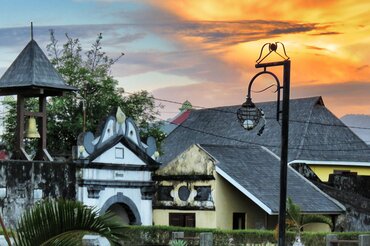 Spice Island of Ternate: Fortification at Sunset, Moluccas