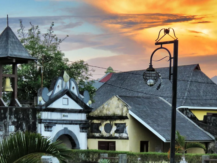 Spice Island of Ternate: Fortification at Sunset, Moluccas