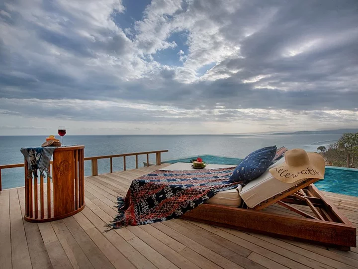 Sunda Island, Sumba, Indonesia: Honeymoon Villa Terrace - Lelewatu Resort