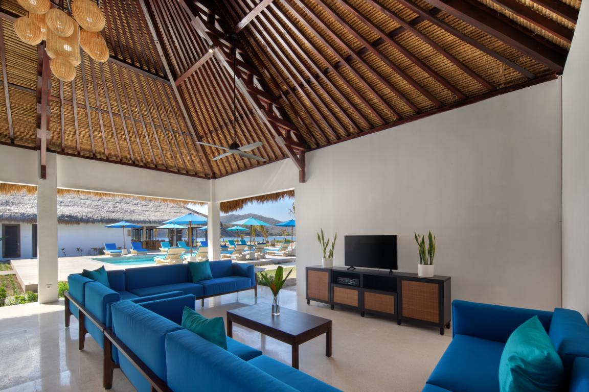 Common room with pool view, Mocean Dive Resort, Sumbawa Island