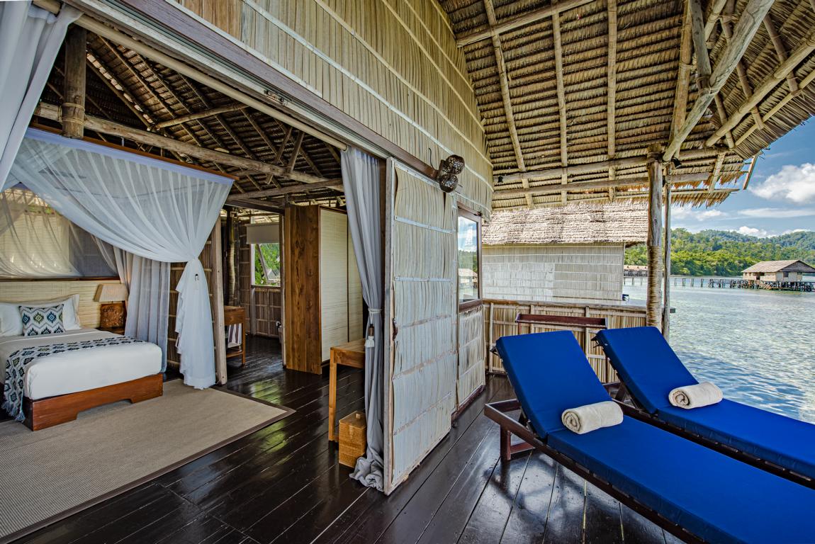 Papua Paradise Eco Resort, Raja Ampat: Superior Bungalow Terrace