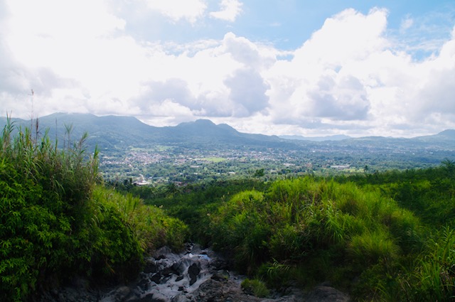 Sulawesi, Lokon Vulkan: Ausblick auf Tomohon