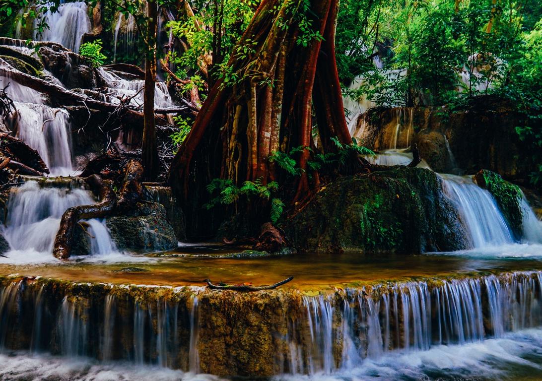 Indonesia, Little Sunda Island Sumba: Hidden cascade waterfall