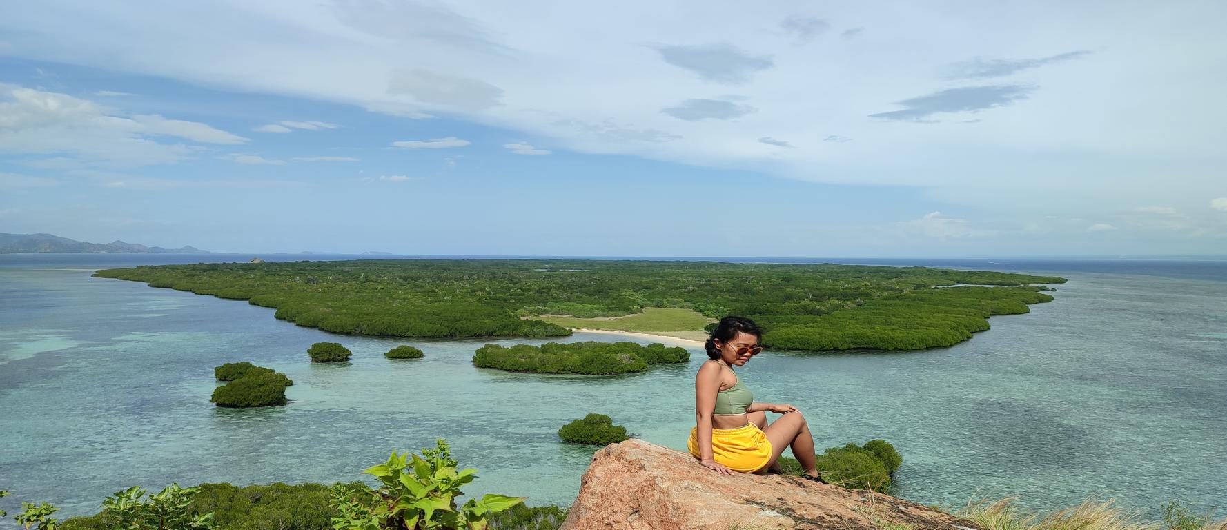 View from Pulau Belang, Poto Tano in Sumbawa/Indonesia