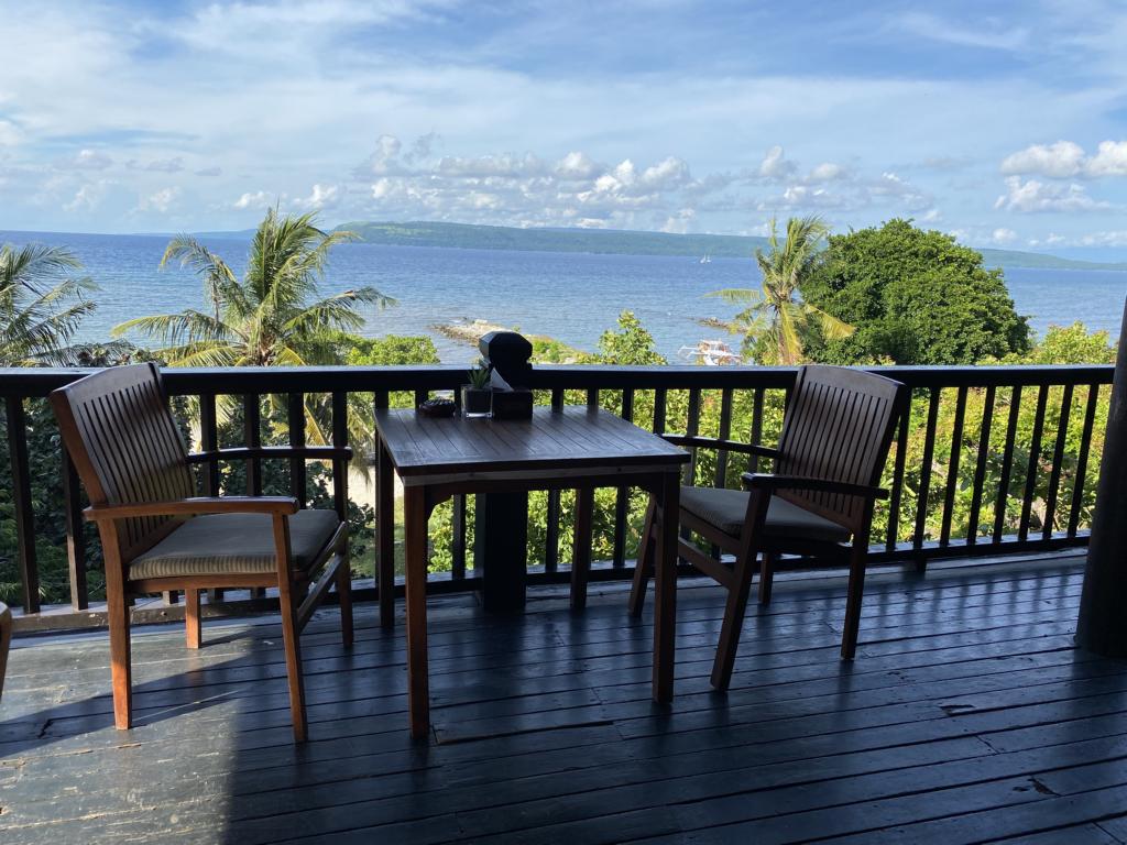 Kleine Sunda Inseln, Sumbawa: Restaurant mit Ausblick