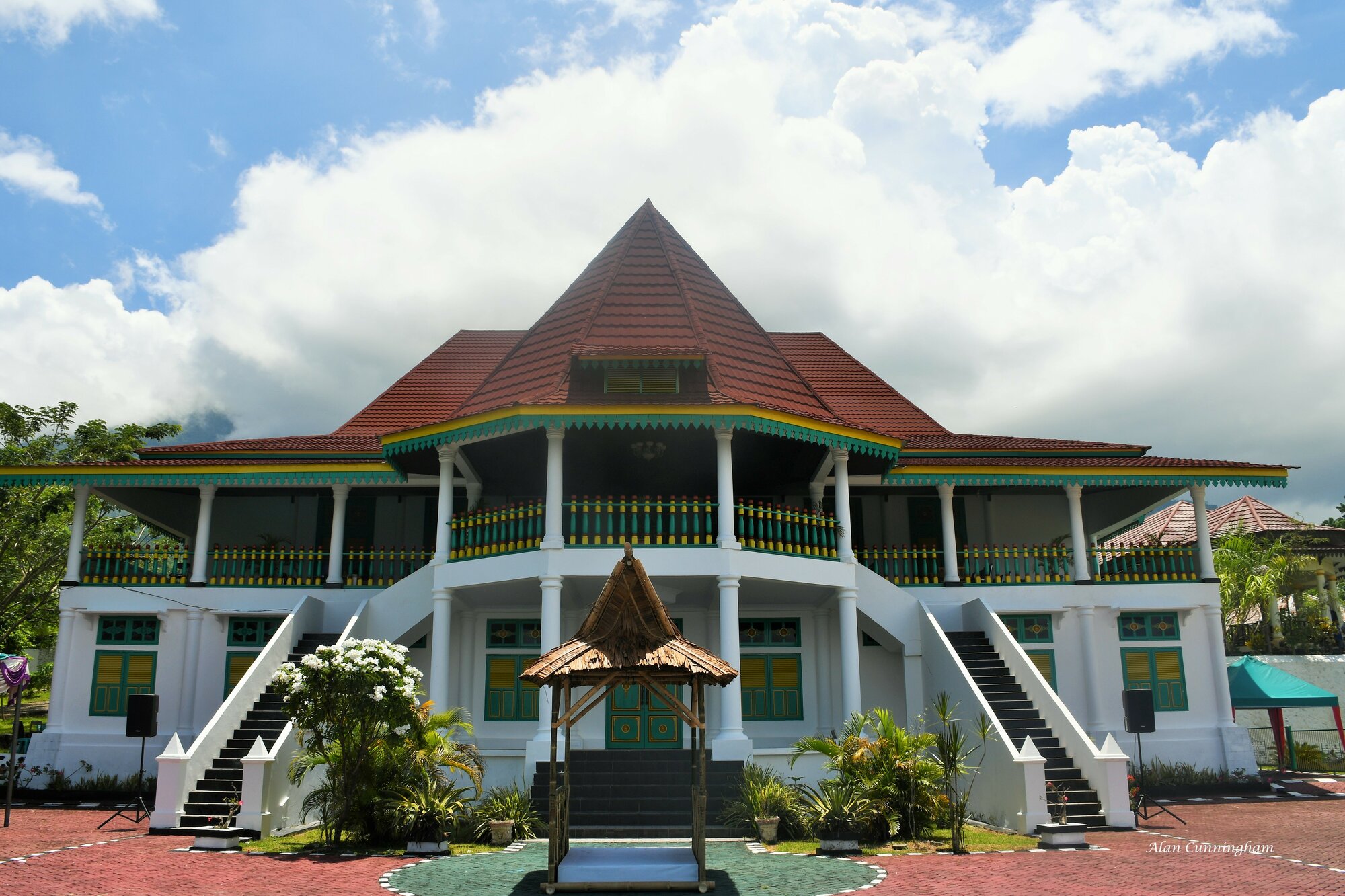 Sultan's Palace on the island of Tidore, Moluccas